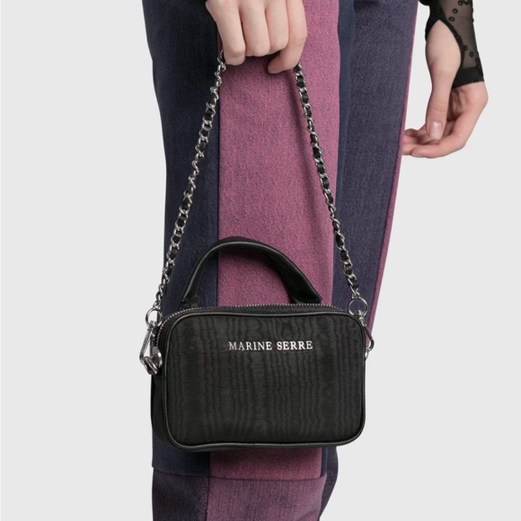 Marine Serre Mini Madame Noir Bag - Picture 10 of 11